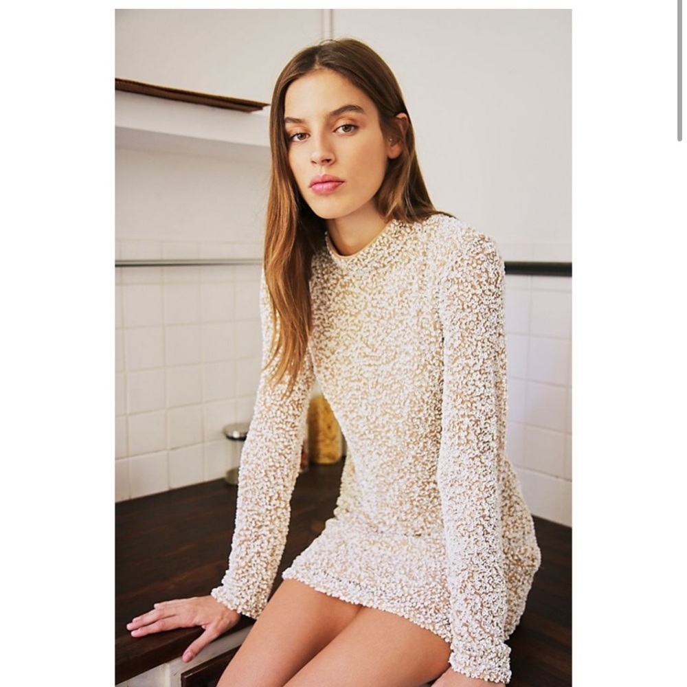 RARE Free People Life of the Party Sequin Dress